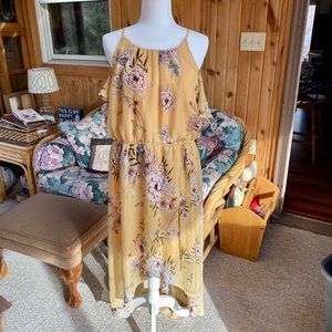 Cold Shoulder Midi Dress